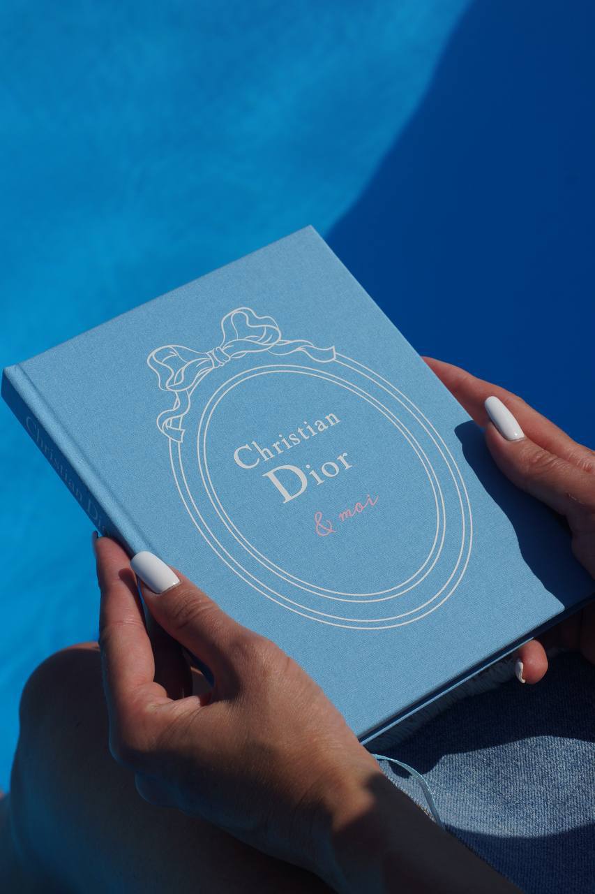Блокнот Dior голубой